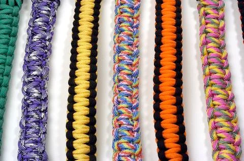 Bracelets of survival Stock Photos