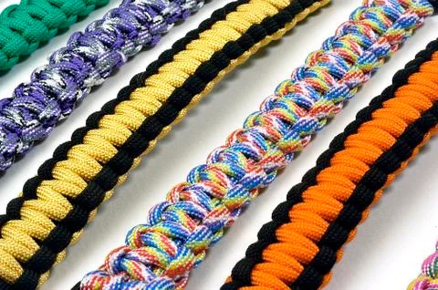 Bracelets of survival Stock Photos