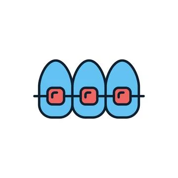 Braces Icon Stock Illustration