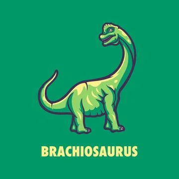 BRACHIOSAURUS Illustrazione stock