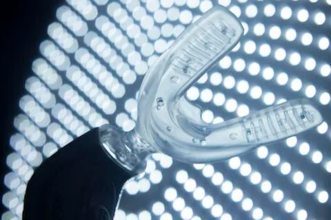 Bracket dental aligner accelerator Stock Photos