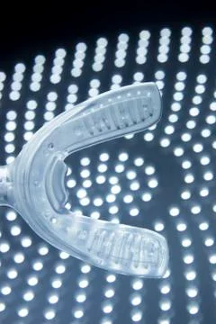 Bracket dental aligner accelerator Stock Photos