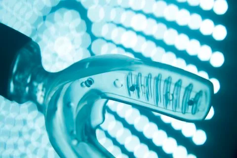 Bracket dental aligner accelerator Stock Photos