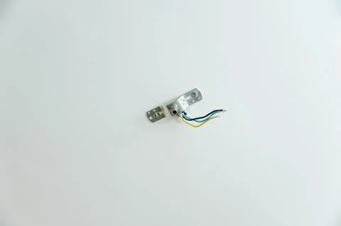 Bracket lamps attached to the ceiling Stock Photos