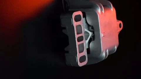 Bracket oil cushion for front-wheel drive car engine Stock Footage 316029226