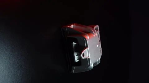 Bracket oil cushion for front-wheel drive car engine Stock Footage 316029232