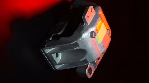 Bracket oil cushion for front-wheel drive car engine Stock Footage 316029235