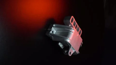 Bracket oil cushion for front-wheel drive car engine Stock Footage 316029274