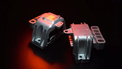 Bracket oil cushion for front-wheel drive Stock Footage 316029418