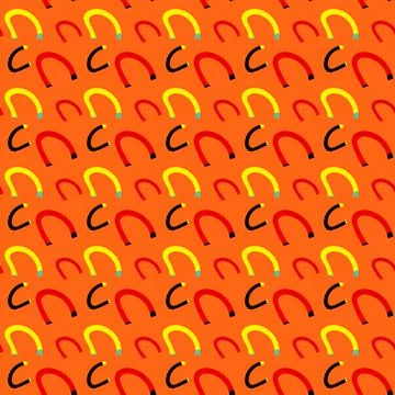 Bracket pattern 库存插图