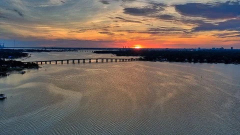 Bracketed high dynamic range aerial photo with animation Stock Footage 108853924