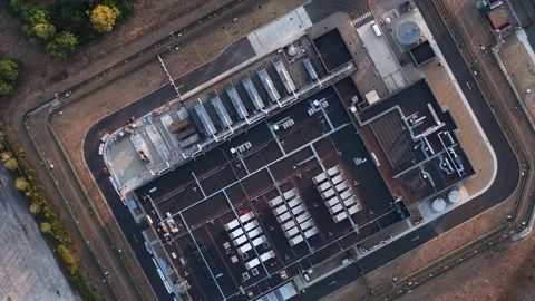 Bracknell hyperscale data center storing cloud computing ai Stock Footage 348789896