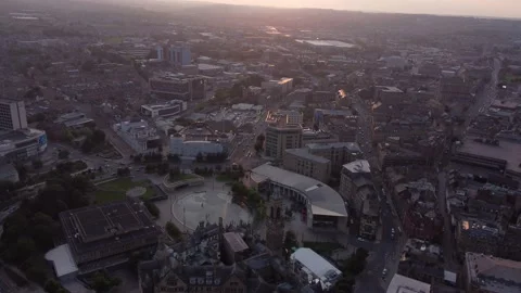 Bradford - City Centre Stock Footage 164497295
