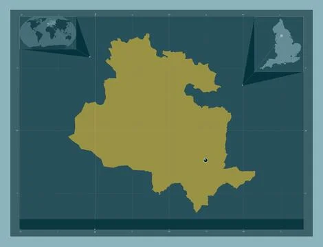 Bradford, England - Great Britain. Solid color shape Illustrazione stock