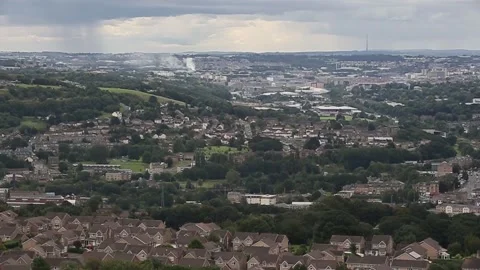 Bradford Skyline Stock Footage 141125634