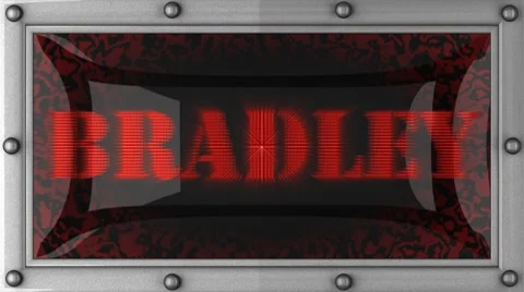 Bradley on led 库存影片 8683203