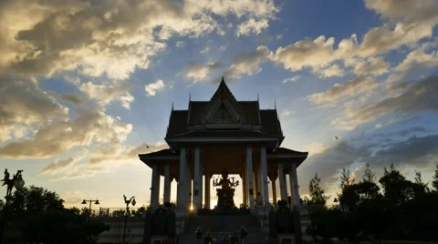 Brahma shrine, time lapse. Stock Footage 57365311