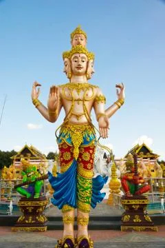 Brahma statue Stock Photos