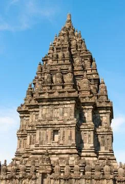 Brahma temple in prambanan, java, indonesia Stock Photos