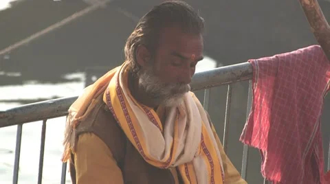 Brahman pandit ghat Stockbeeldmateriaal 8659624