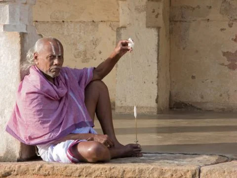 Brahmin Priest Stock Photos