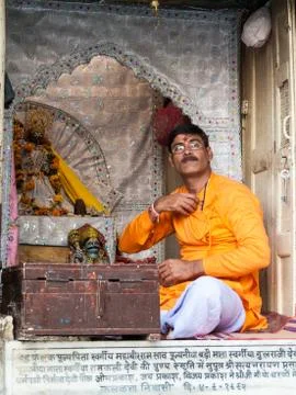 Brahmin Priest Stock Photos