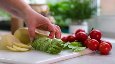 Braid cheese BRAIDED BUFUALA MOZZARELLA, DAIRY, SLOWMOTION Stock Footage 277267994