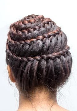 Braid hair Stock Photos