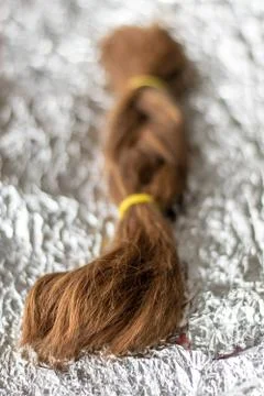 Braid hairstyle. Stock Photos