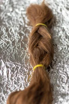 Braid hairstyle. Stock Photos