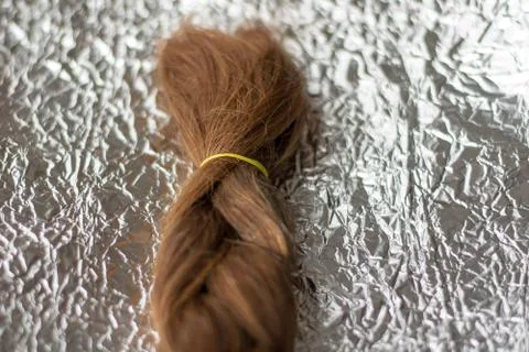 Braid hairstyle. Stock Photos