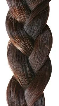 Braid isolated on white. Stock Photos