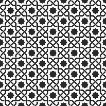 Braid pattern, seamless vector background Stock Illustration