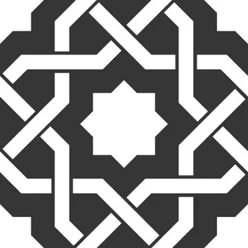 Braid pattern, seamless vector background Stock Illustration