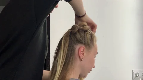 Braid weave. Stock Footage 107987042