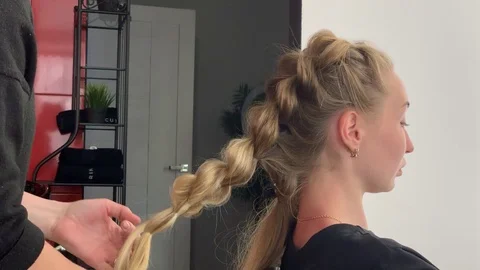 Braid weave. Stock Footage 107987099