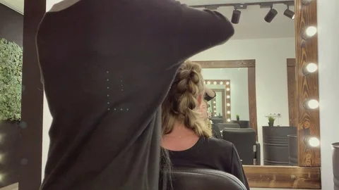 Braid weave. Stock Footage 107987381