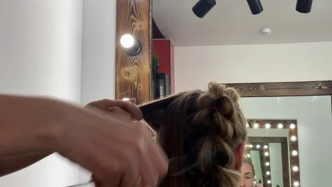 Braid weave. Stock Footage 107987485