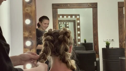 Braid weave. Stock Footage 107987701