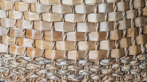 Braided background material birch bark wood with braided edging Stock Photos