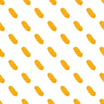 Braided bread pattern creating a festive food background Stock Illustration