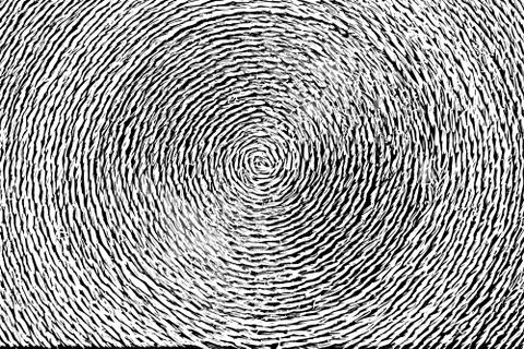 Braided circles abstract surface Stock Illustration