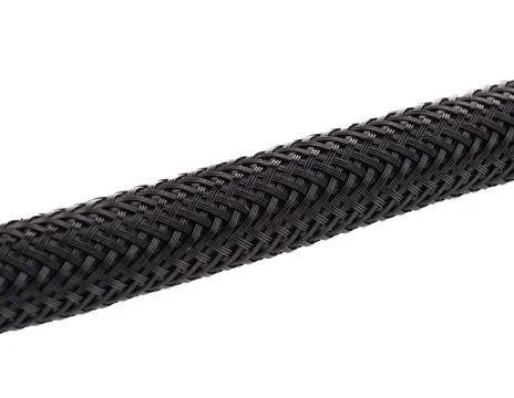 Braided Electrical Wire Close-up, Isolated Stock Photos