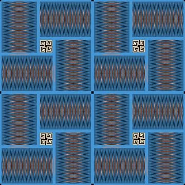 Braided greek vector seamless pattern. Abstract modern plaid tartan backgroun Stockillustratie