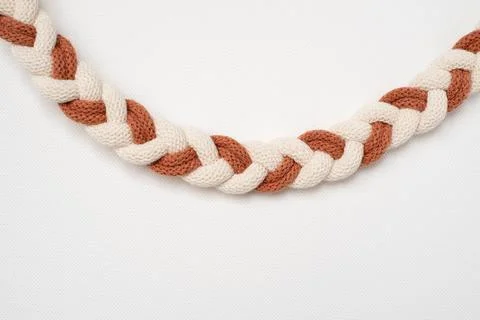 Braided Macrame Cords Stock Photos