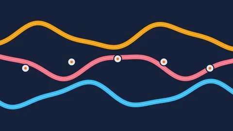 Braided Rope Connection Loop Seamless Motion Background Loop Stock-Footage 342477219