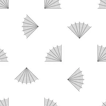 Braided spiderweb pattern seamless vector Stock Illustration