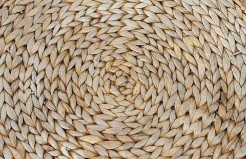 Braided surface from stems of dry corn Stock Photos