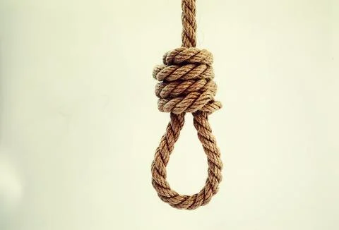 Braided thick rope tied in a skein. Hemp rope for decoration and design. Ba.. Stock Photos