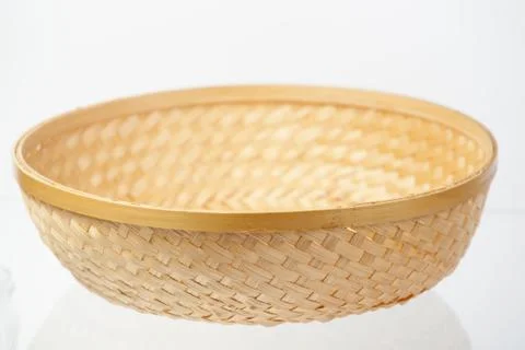Braiding small basket Foto stock
